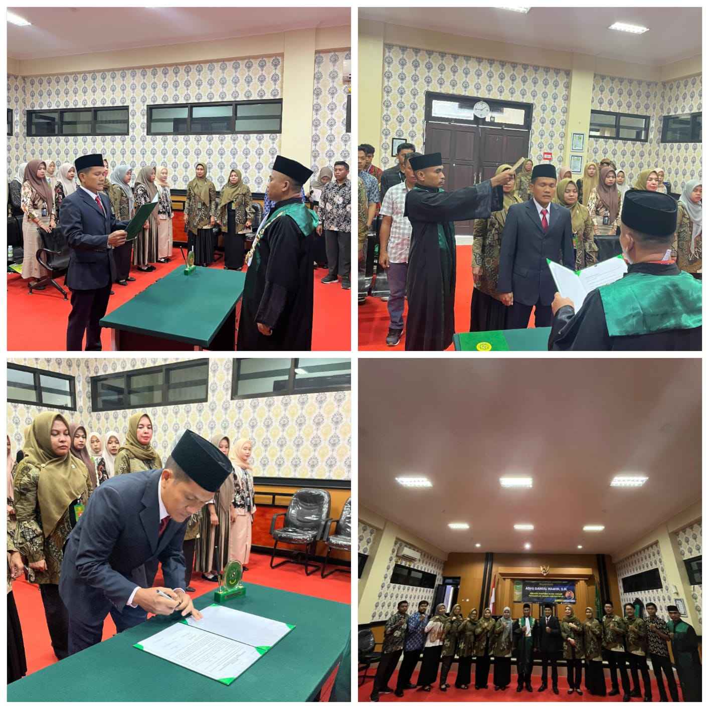 Pelantikan Panitera Muda Hukum