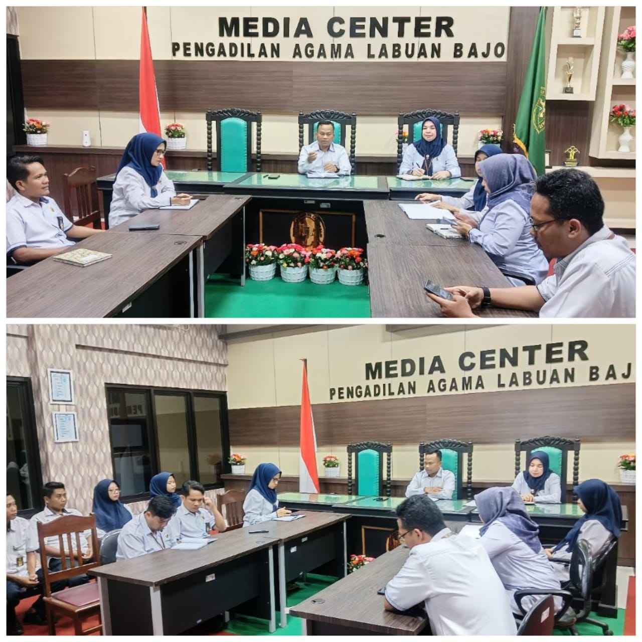 Rapat Monitoring dan Evaluasi Kinerja bulan Oktober serta mensosialisasikan hasil bimtek PNBP