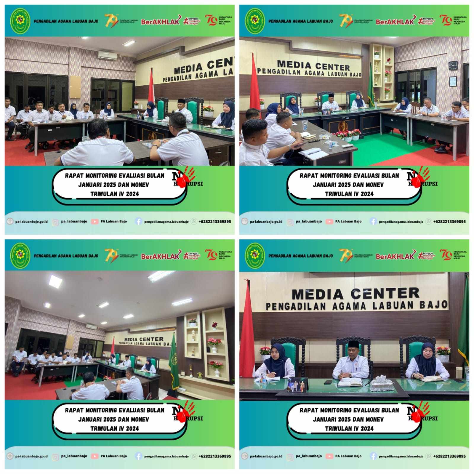 Rapat Monev Januari 2025 dan Triwulan IV Tahun 2024