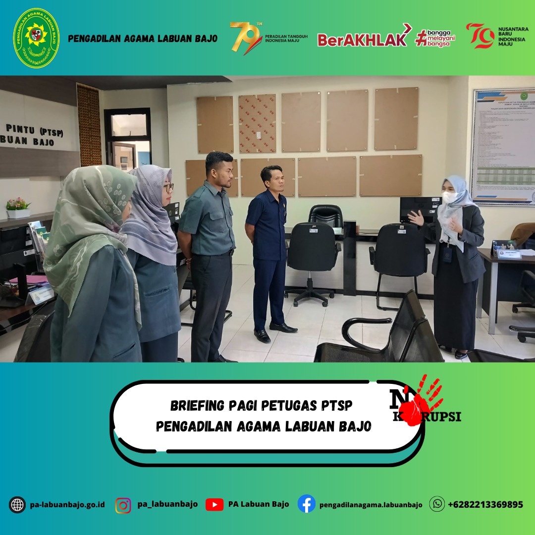 Briefing Pagi Petugas PTSP 2