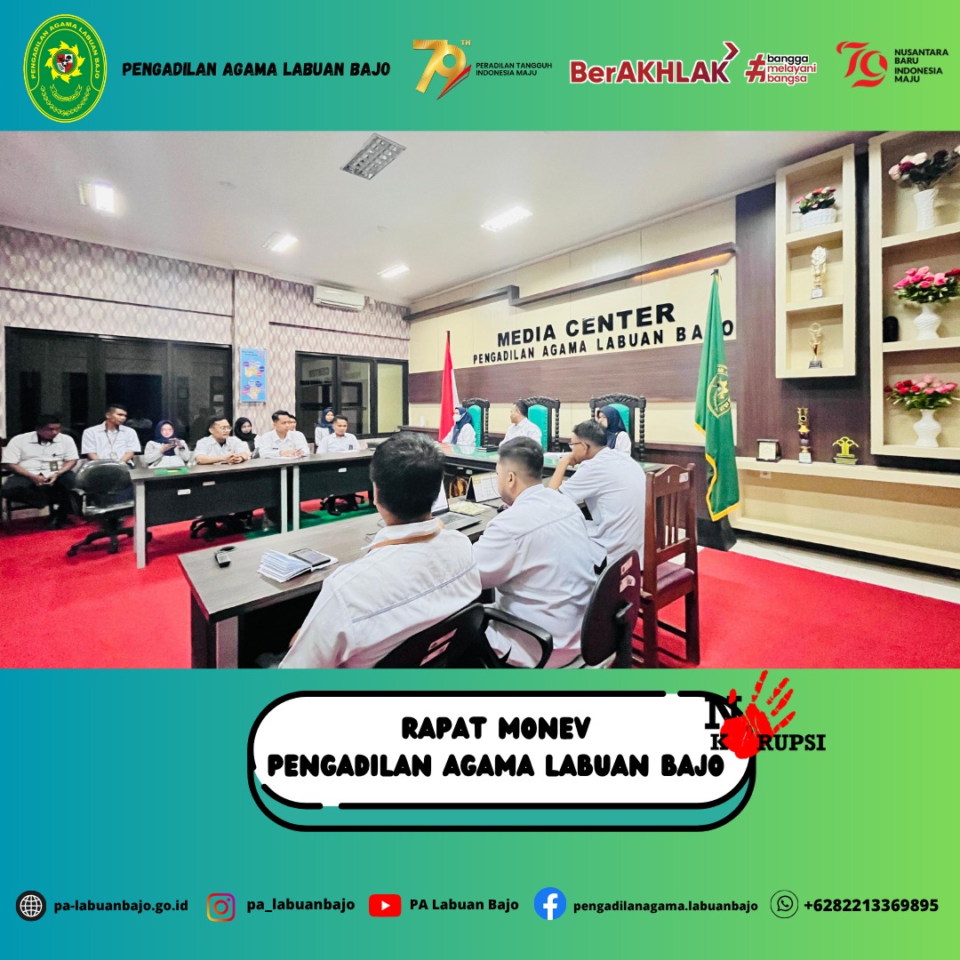 Rapat Monev Bulan Mei dan Evaluasi Kinerja TW I 2