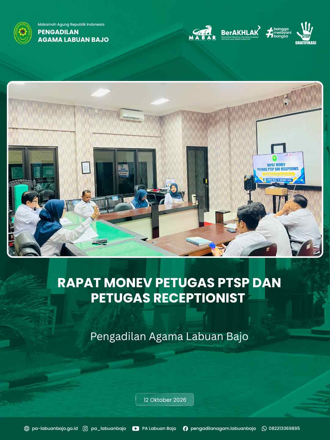 Monev PTSP Resepsionis