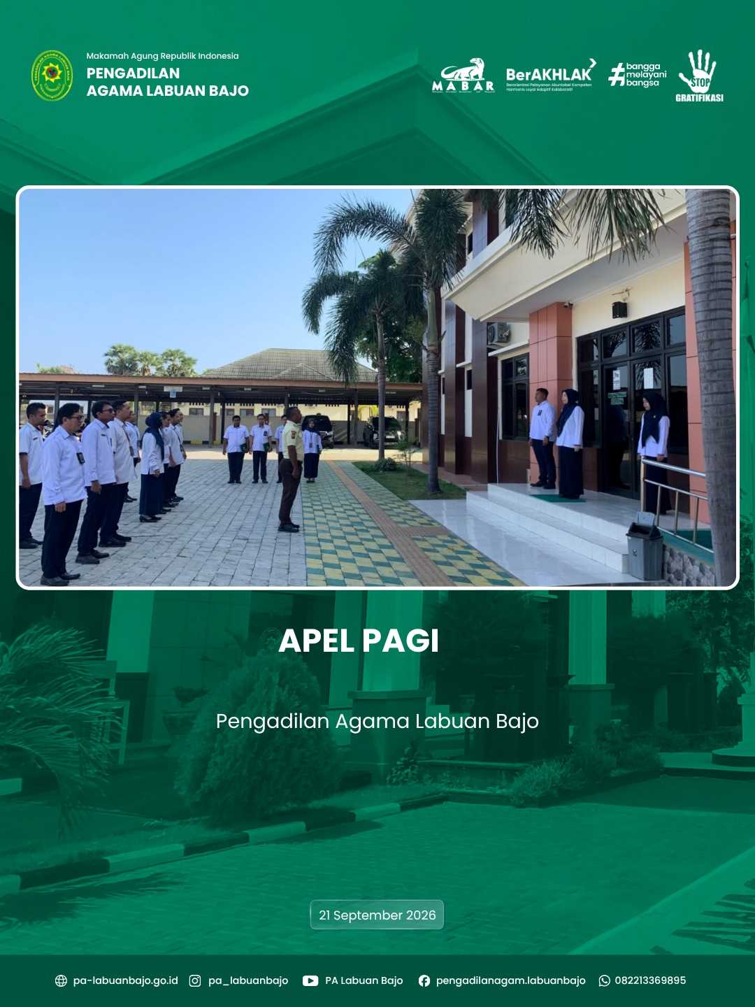 Apel Pagi 21